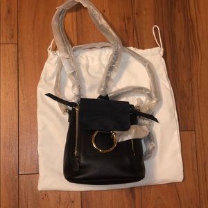 Chloe Mini Faye Suede and Calfskin backpack